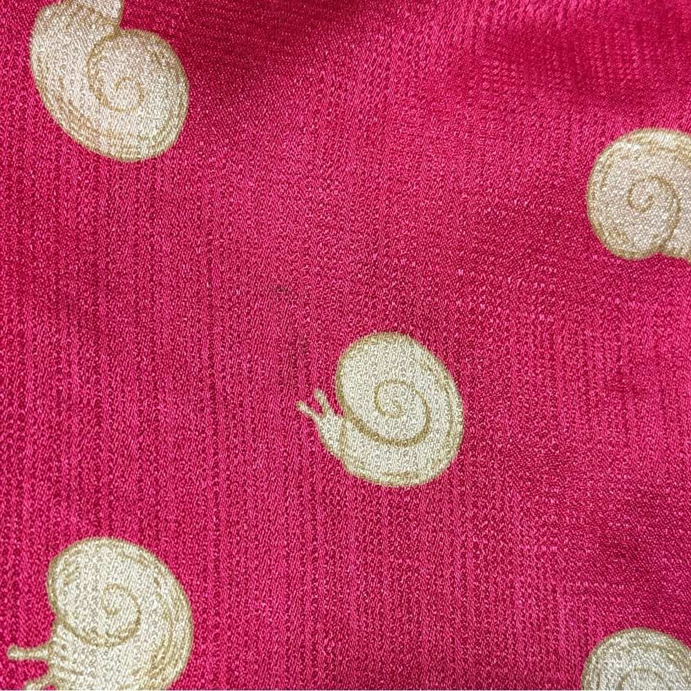 Anthropologie Postage Stamp Silk Blouse *flawed* Size 12 - Picture 13 of 13